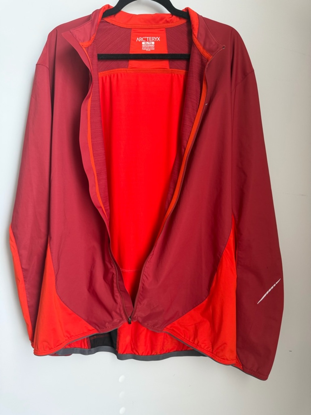 Arc'teryx Darter Men's Lightweight Shell Jacket Red Orange Size XL - Picture 5 of 15